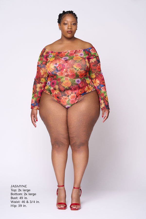 Modesty Mesh Bodysuit
